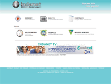 Tablet Screenshot of indanet.com.br
